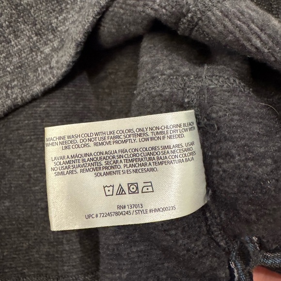 Woolrich Pullover Sweater Mens Medium Mock Neck 1/4 Zip Gray Long Sleeve - Picture 8 of 8